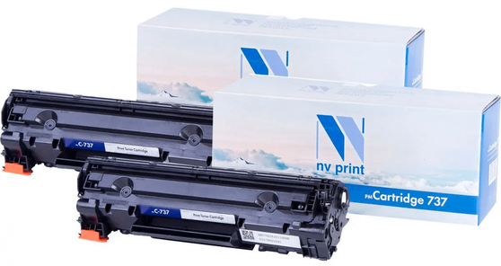 

Картридж лазерный NV Print NV-737-SET2 (737/9435B004), черный, 2400 страниц, 2 шт., совместимый для Canon i-Sensys 210 211/ 212/ 212w/ 216/ 216n/ 217/ 217w/ 220/ 226/ 226dn/ 229/ 229dw/ 231/ 232w/ 237w/ 244dw/ 247dw/ 249dw