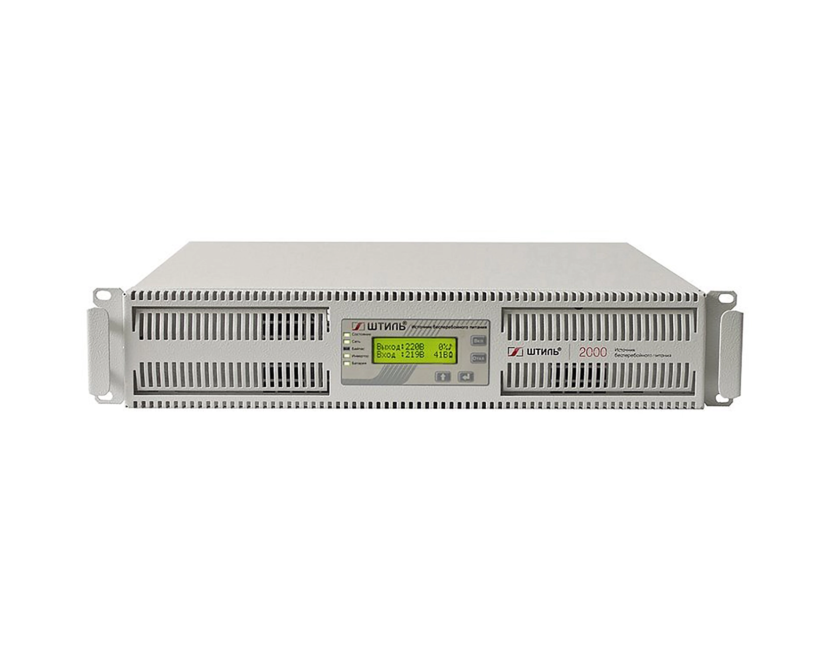 

ИБП Штиль SR1102L, 2000VA, 1800W, IEC, розеток - 4, USB, серый (SR1102L) (без аккумуляторов), SR1102L