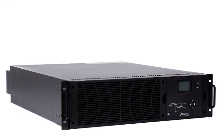

ИБП Powerman Online 10000 RT, 10000VA, 9000W, IEC/клемная колодка, розеток - 3, USB, черный (6132311) (без аккумуляторов), 10000 RT