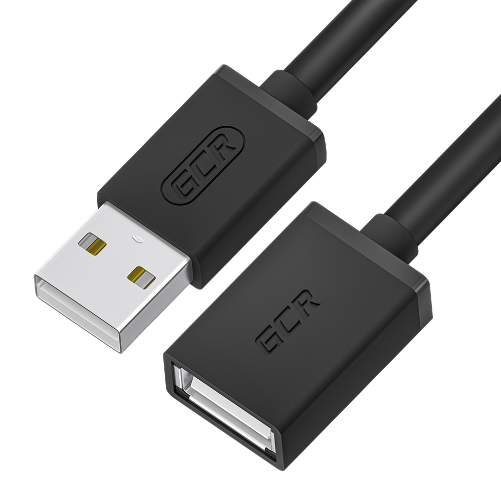 

Кабель-удлинитель USB 2.0(Am)-USB 2.0(Af), экранированный, 50см, черный Greenconnect GCR-UEC6M-BB2S-0.5m (GCR-UEC6M-BB2S-0.5m), GCR-UEC6M-BB2S-0.5m