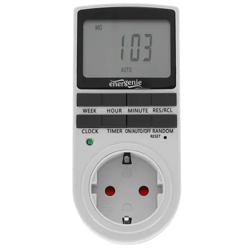 Сетевой фильтр Energenie EG-SST-01, 1-розетка, белый