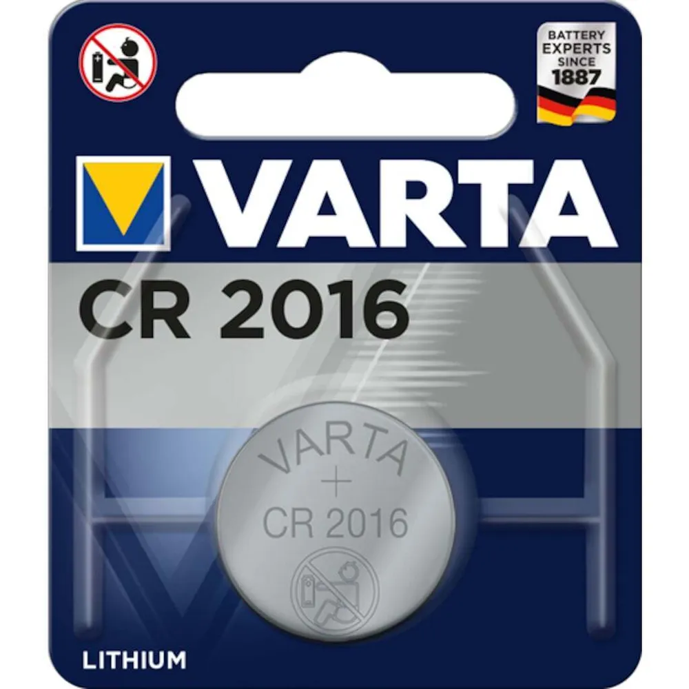 

Батарейка Varta ELECTRONICS, CR2016, 3V, 1 шт. (06016101401)