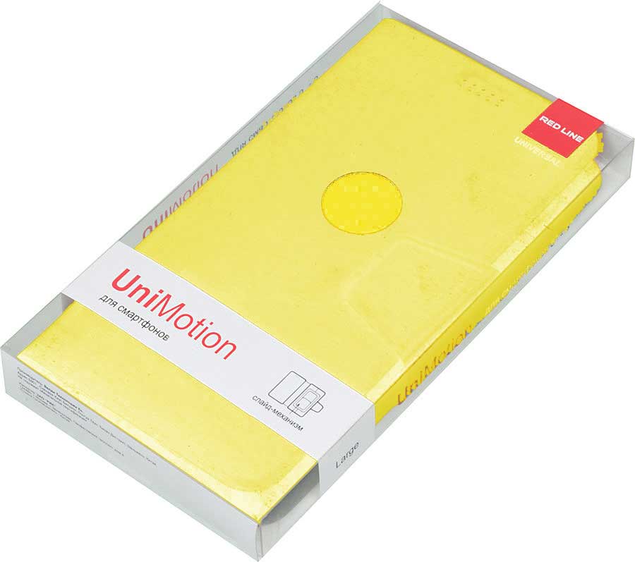 

Чехол iBox UniMotion для смартфона универсальный 4.3"-5", желтый (УТ000010158)