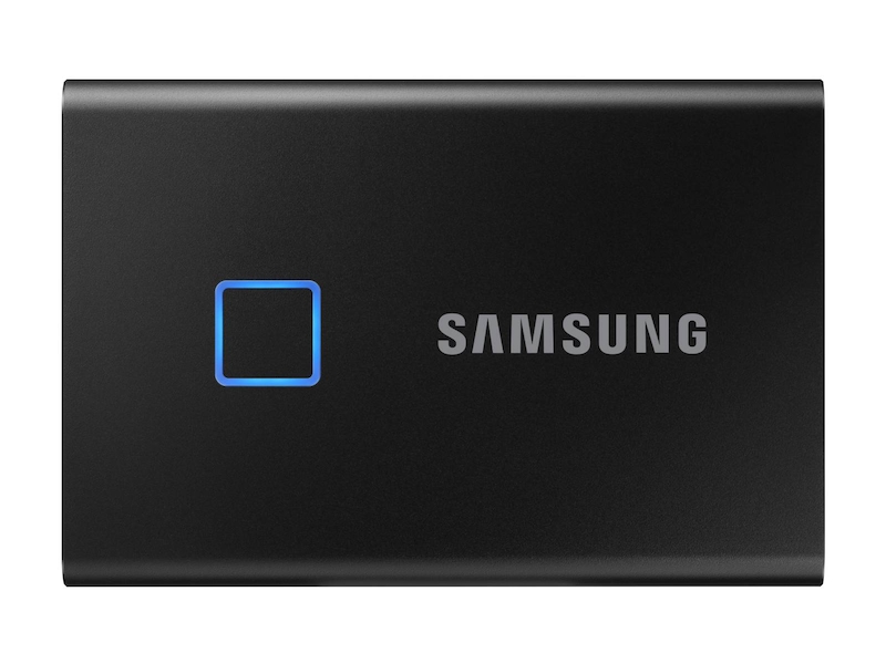 

Внешний SSD Samsung T7 Touch 1Tb, 1.8", USB 3.2 Type-C, черный (MU-PC1T0K/WW)