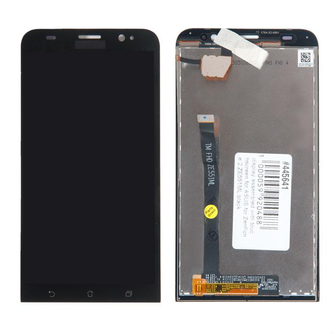 Дисплей в сборе с тачскрином для Asus ZenFone 2 (ZE551ML) черный (5.5") [445641]