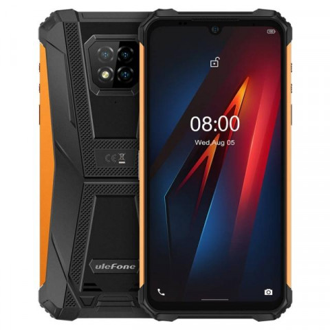 

Смартфон Ulefone Armor 8, 6.1" 720x1560 IPS, MediaTek Helio P60, 4Gb RAM, 64Gb, 3G/4G, NFC, Wi-Fi, BT, 3xCam, 2-Sim, 5580 мА⋅ч, USB Type-C, Android 10, черный/оранжевый (ULF-ARX8-OR), Красный;оранжевый;черный, Armor 8