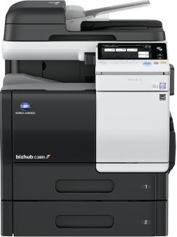 МФУ лазерный Konica Minolta bizhub С3351, A4, цветной, 33стр/мин (A4 ч/б), 33стр/мин (A4 цв.), 1200x1200 dpi, дуплекс, ДАПД-50 листов, сетевой, USB, требуется запуск через АСЦ (A92F021) - фото 1