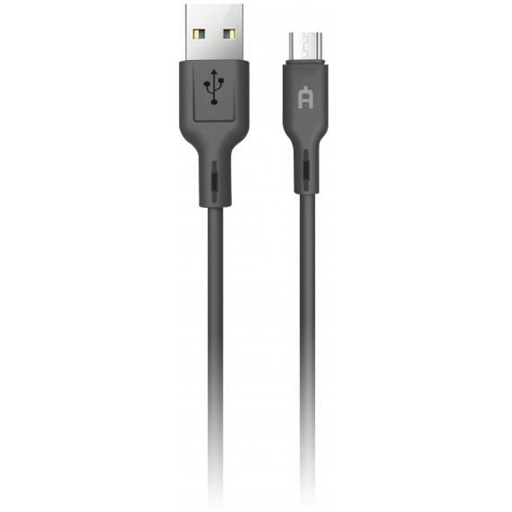Кабель USB 2.0(Am)-Micro USB 2.0(Bm), 1м, черный Alteracs S01-AM (S01-AM Black)