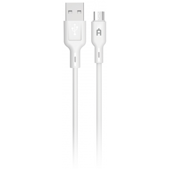 Кабель USB 2.0(Am)-Micro USB 2.0(Bm), 1м, белый Alteracs S01-AM (S01-AM White)