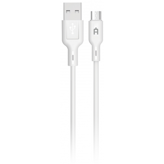 

Кабель USB 2.0(Am)-Micro USB 2.0(Bm), 1м, белый Alteracs S01-AM (S01-AM White), S01-AM