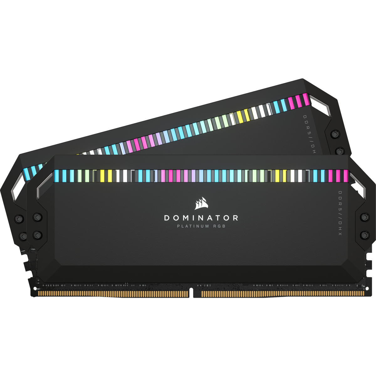 

Комплект памяти DDR5 DIMM 64Gb (2x32Gb), 5600MHz, CL40, 1.25 В, Corsair, Dominator Platinum RGB (CMT64GX5M2B5600C40) Retail, CMT64GX5M2B5600C40