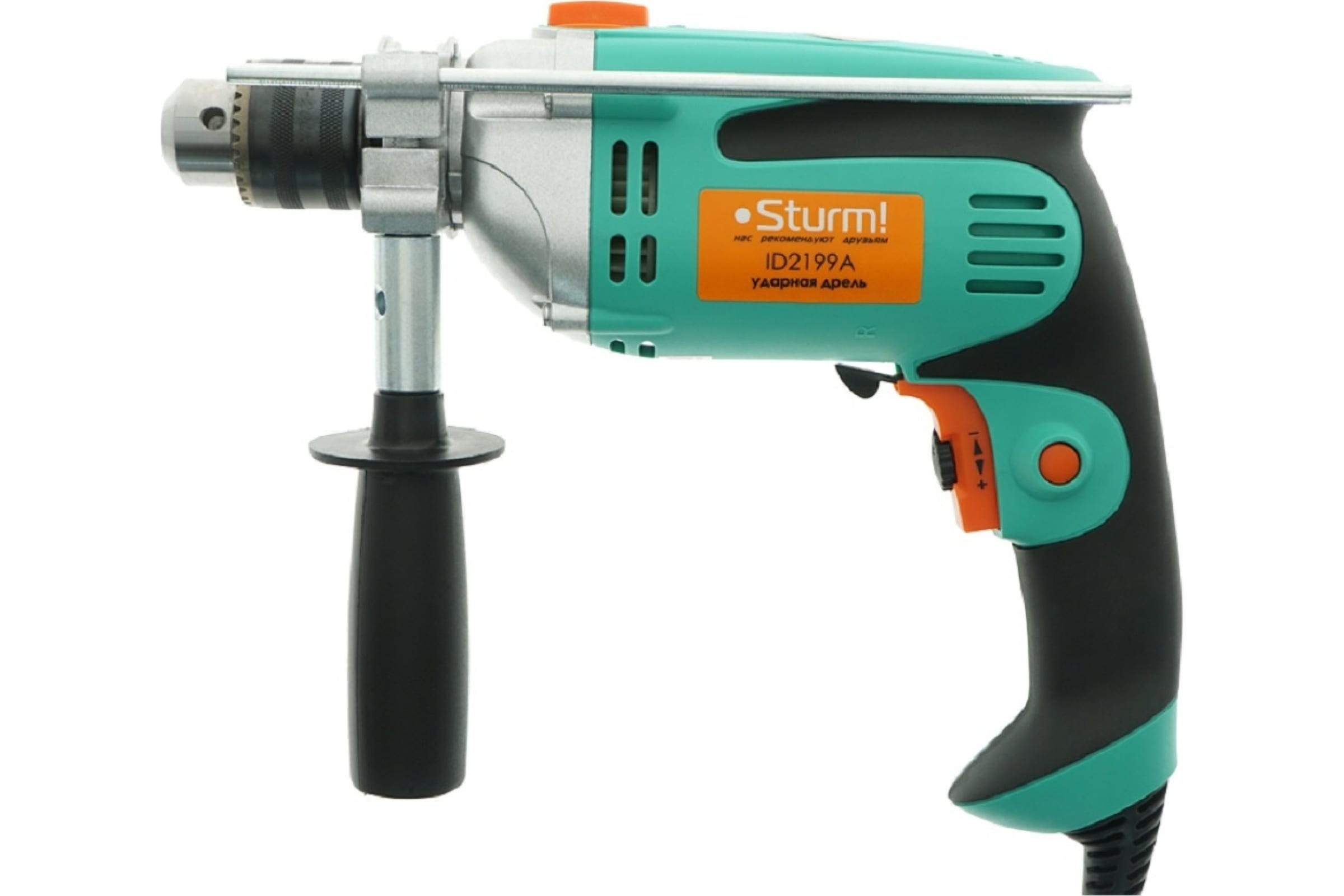 

Дрель Sturm! ID2199A, сетевая, 980 Вт, 2800 об/мин, ударная, 2.2 кг, ID2199A