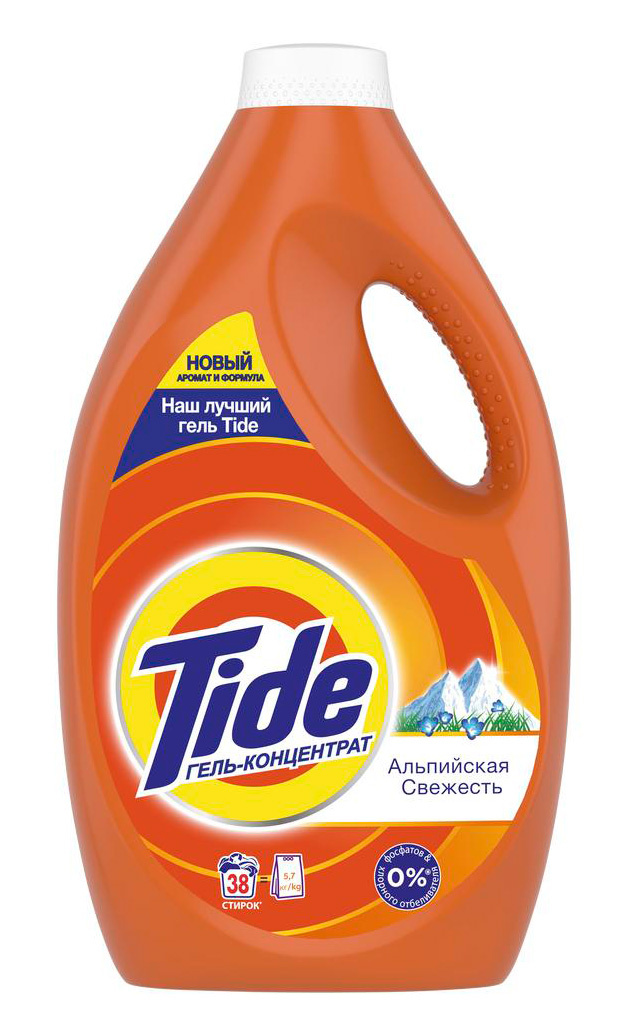 

Гель для стирки TIDE Альпийская свежесть, 1.82л, Альпийская свежесть