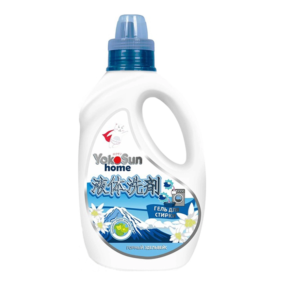 

Гель для стирки YokoSun Горный эдельвейс, 1л, Горный эдельвейс