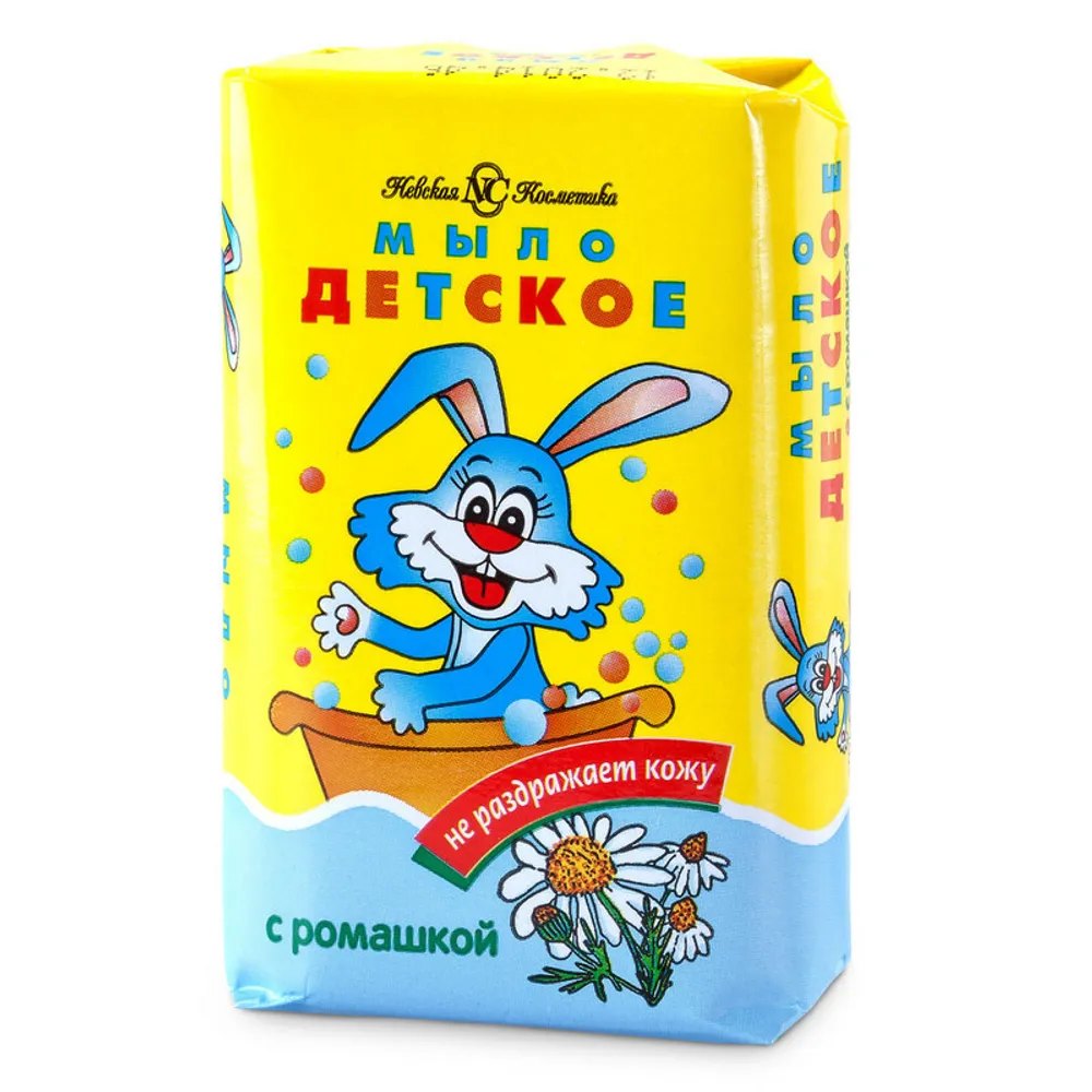 

Крем-мыло (твердое) Невская Косметика Детское ромашка 90г, Детское ромашка