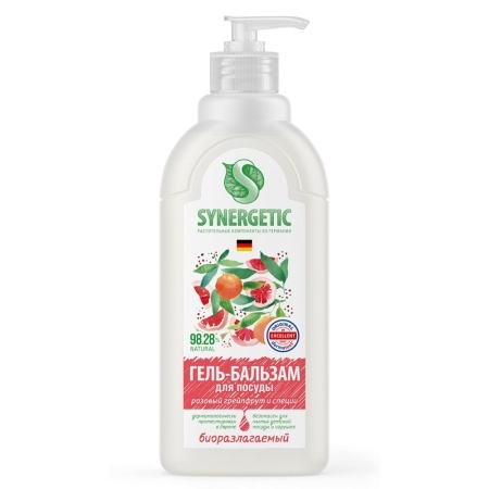 

Гель-бальзам SYNERGETIC, 1л, жидкость, Розовый грейпфрут и специи (00002494)