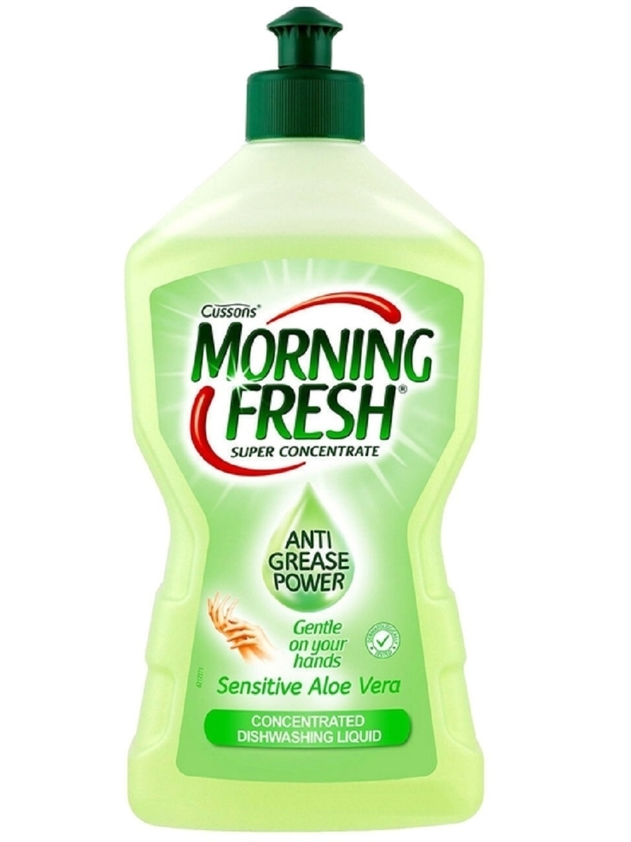 

Средство для мытья посуды Morning Fresh Sensitive , 430мл, жидкость, Алоэ Вера (00002119), Sensitive