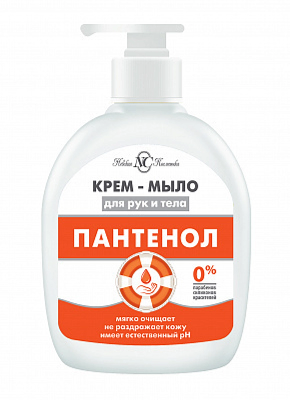 

Крем-мыло жидкое НЕВСКАЯ КОСМЕТИКА Пантенол, мягко очищает, 300мл, Пантенол