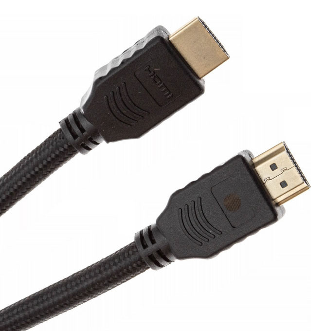 Кабель HDMI(m)-HDMI(19M) v2.0, 3м, черный Cactus (CS-HDMI.2-3) - фото 1