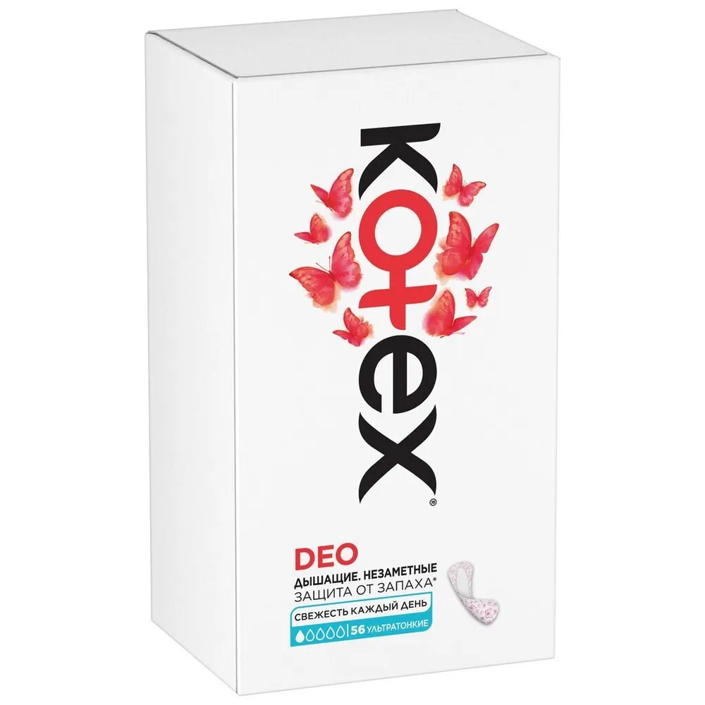 Гигиенические прокладки Kotex Deo, 56шт. (00002840)