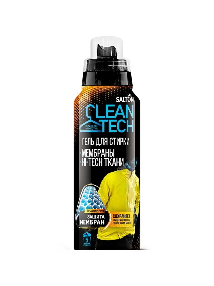 

Гель для стирки Salton Clean Tech, 250мл, Clean Tech