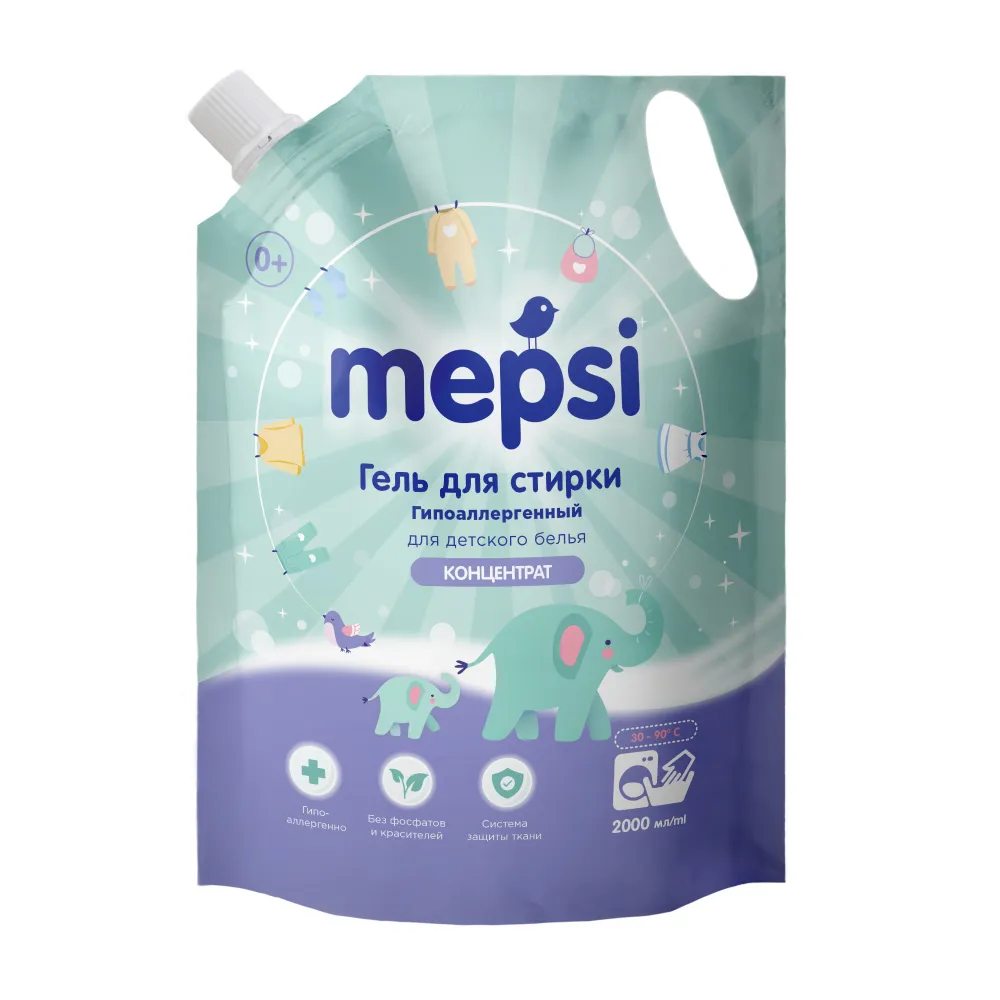 

Гель для стирки MEPSI детский, 2л, детский