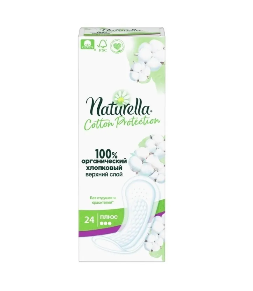 

Гигиенические прокладки Naturella Плюс С Защитой Хлопка, 24шт. (83 743 613), Плюс С Защитой Хлопка