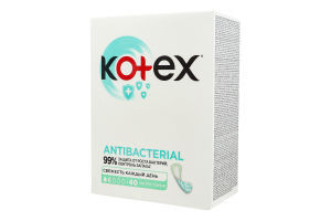 Гигиенические прокладки Kotex с антибактериальным слоем, 40 шт