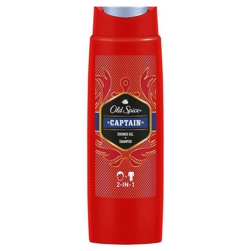 

Гель для душа и шампунь OLD SPICE Captain, 250мл