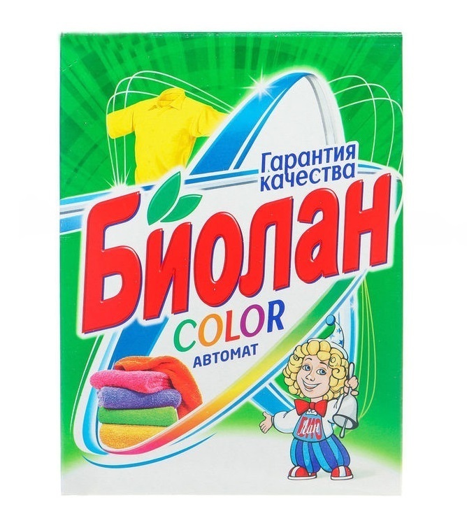 

Стиральный порошок Биолан Color для цветного белья, 350г, 0