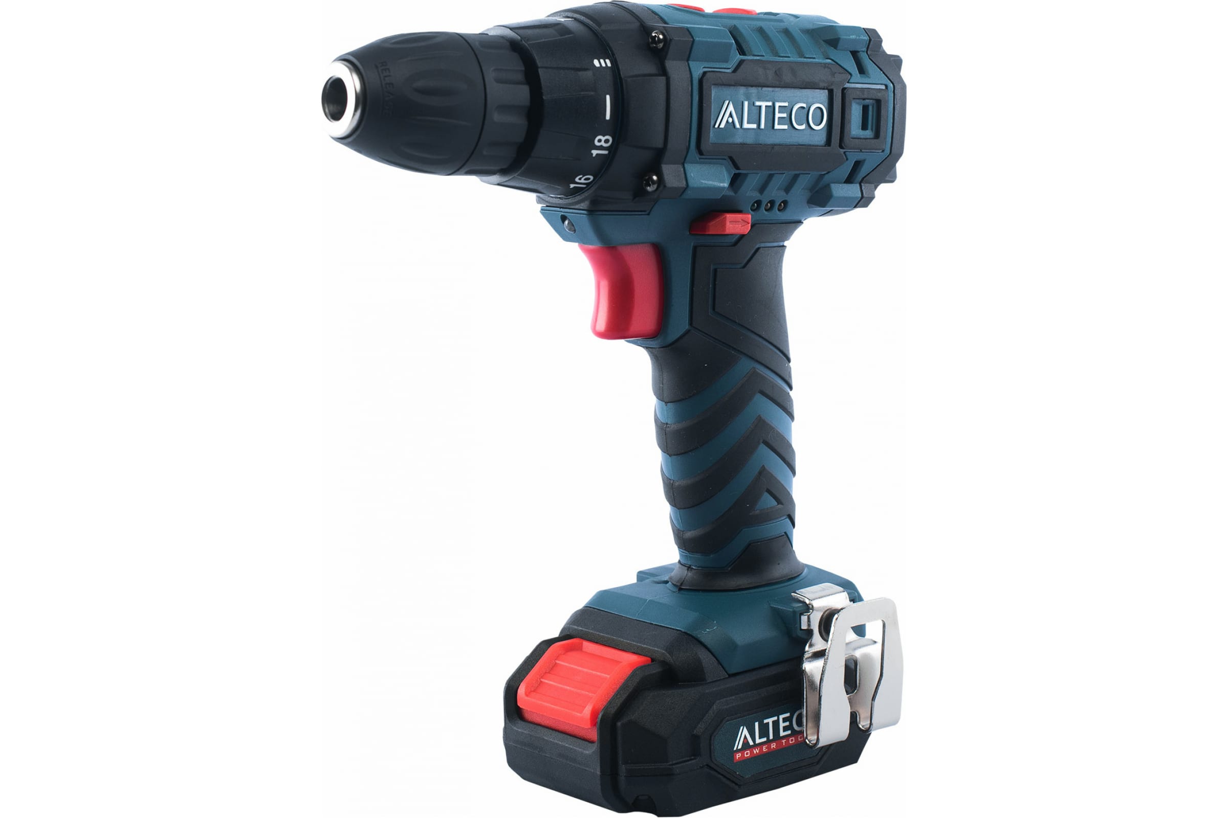 

Дрель-шуруповерт ALTECO CD 1410 Li, аккумуляторный, 23 нм, 1250 об/мин, 14.4V, 1.3 А·ч, Li-Ion, быстрозажимной патрон, кейс, 2.2 кг (13211), CD 1410 Li