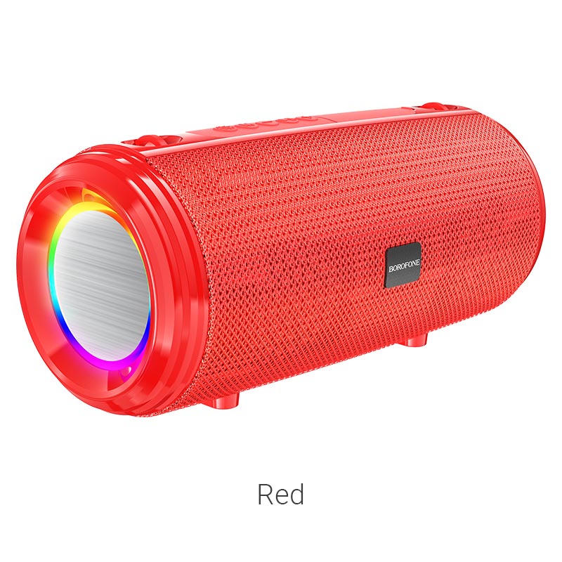 

Портативная акустика Borofone BR13 Young, 10 Вт, FM, AUX, USB, microSD, Bluetooth, подсветка, красный, BR13 Young