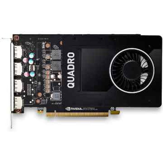 Видеокарта PNY NVIDIA Quadro P2000 Quadro, 5Gb DDR5, 160bit, PCI-E, 4DP, Bulk (VCQP2000-SB)
