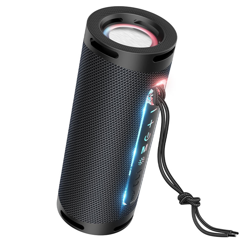 Hoco HC9 Dazzling, 10 Вт, AUX, USB, microSD, Bluetooth, подсветка, черный (6931474757807)