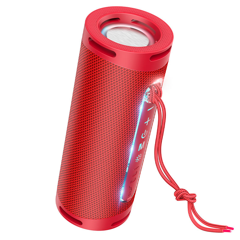 

Портативная акустика 2.0 Hoco HC9 Dazzling, 10 Вт, AUX, USB, microSD, Bluetooth, подсветка, красный (6931474757814), HC9 Dazzling