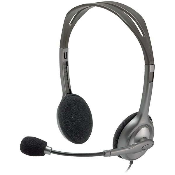 

Проводная гарнитура Logitech Headset H110 , Jack 3.5mm, серебристый (981-000472), Headset H110
