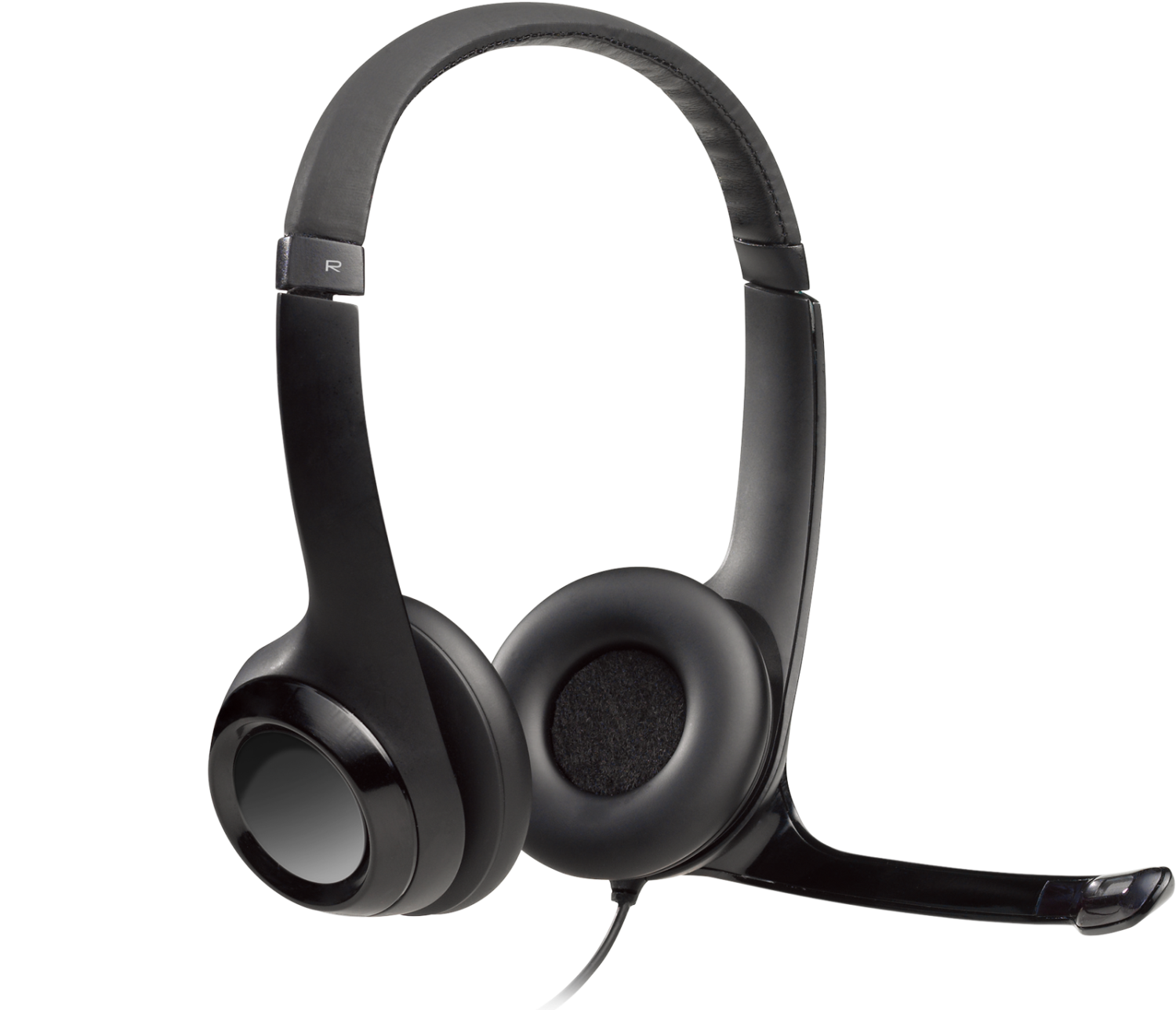 Проводная гарнитура Logitech H390, черный (981-000803)