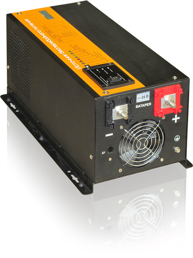 ИБП АТС-КОНВЕРС ATS 3000 W-24V, 3000 В·А, 3 кВт, черный (ATS 3000 W-24V) (без аккумуляторов)