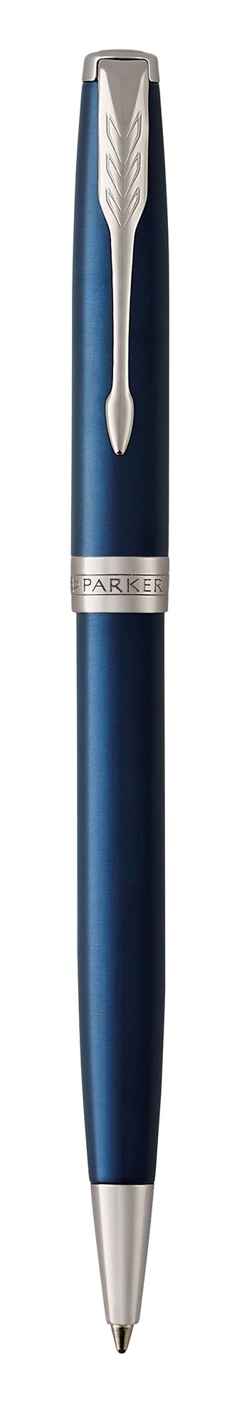 

Ручка шариковая автомат Parker Sonnet Blue Lacquer CT, черный, лак, латунь, подарочная упаковка (CW1931536), Blue Lacquer CT