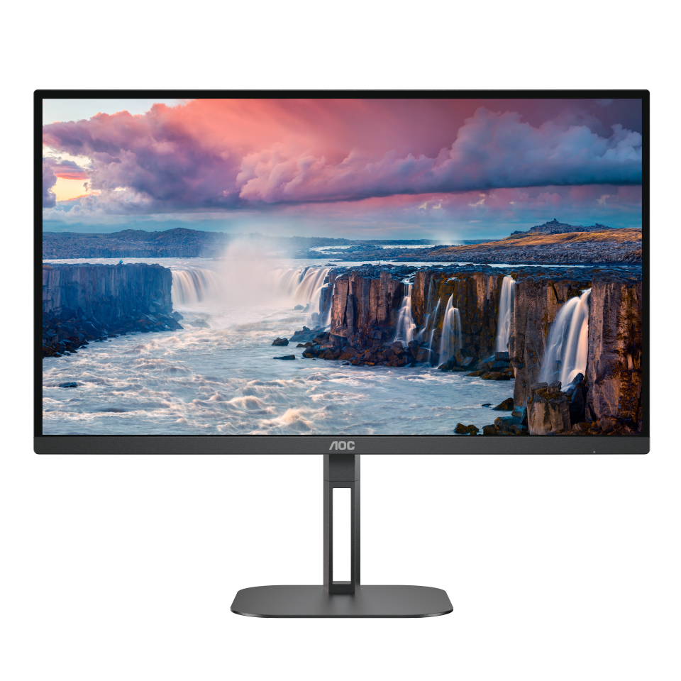 

Монитор 27" AOC Q27V5N VA, 2560x1440 (16:9), 300кд/м2, 4мс, 178°/178°, Adaptive Sync, HDMI, DisplayPort, черный, Q27V5N