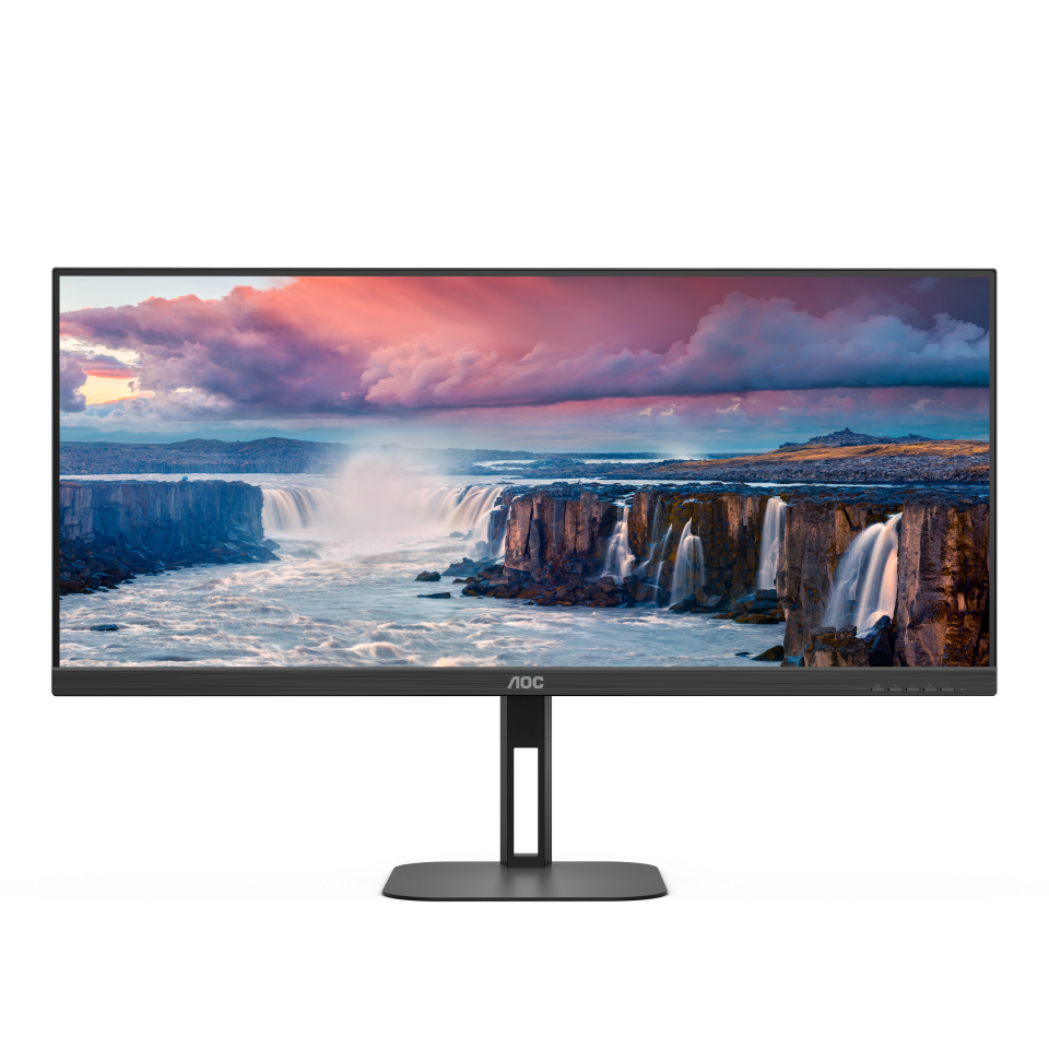 

Монитор 34" AOC U34V5C VA, 3440x1440 (21:9), 300кд/м2, 100Hz, 4мс, 178°/178°, Adaptive Sync, HDMI, DisplayPort, USB Type-C, USB-Hub, черный, U34V5C