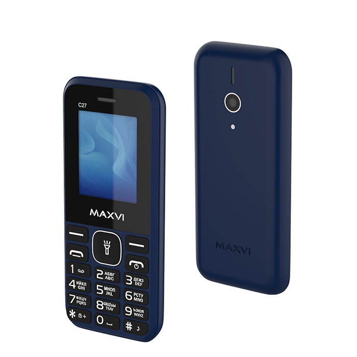 Мобильный телефон MAXVI C27 синий