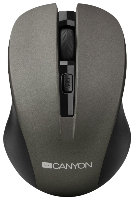 

Мышь беспроводная Canyon CNE-CMSW1G Grey USB, 1200dpi, оптическая светодиодная, USB, серый, CNE-CMSW1G Grey USB