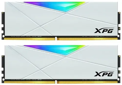 

Комплект памяти DDR4 DIMM 32Gb (2x16Gb), 3600MHz, CL18, 1.35V, ADATA, XPG Spectrix D50 RGB White (AX4U360016G18I-DW50) Retail, AX4U360016G18I-DW50