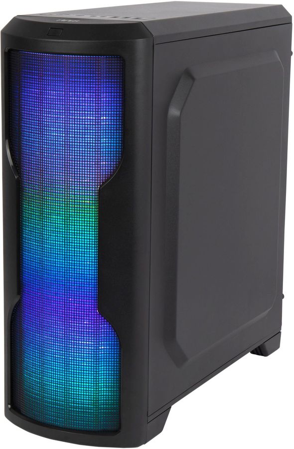 Корпус HIPER M62, ATX, Midi-Tower, USB 3.0, черный, без БП