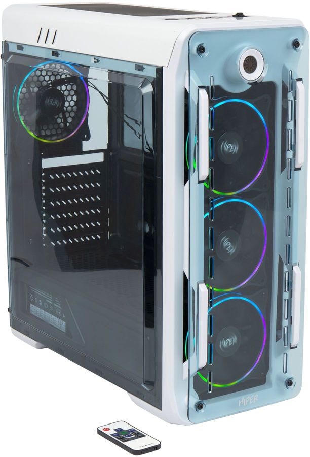 

Корпус HIPER OW, ATX, Midi-Tower, USB 3.0, белый, без БП, OW