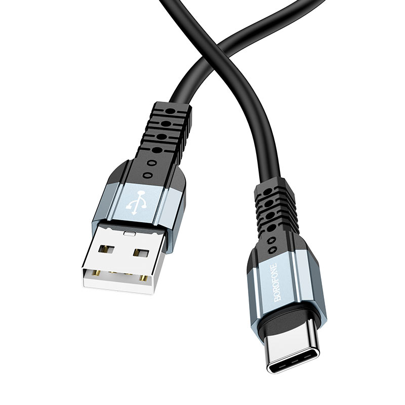 

Кабель USB-USB Type-C, 3A, 1м, черный Borofone BX64 Special (6974443381528)