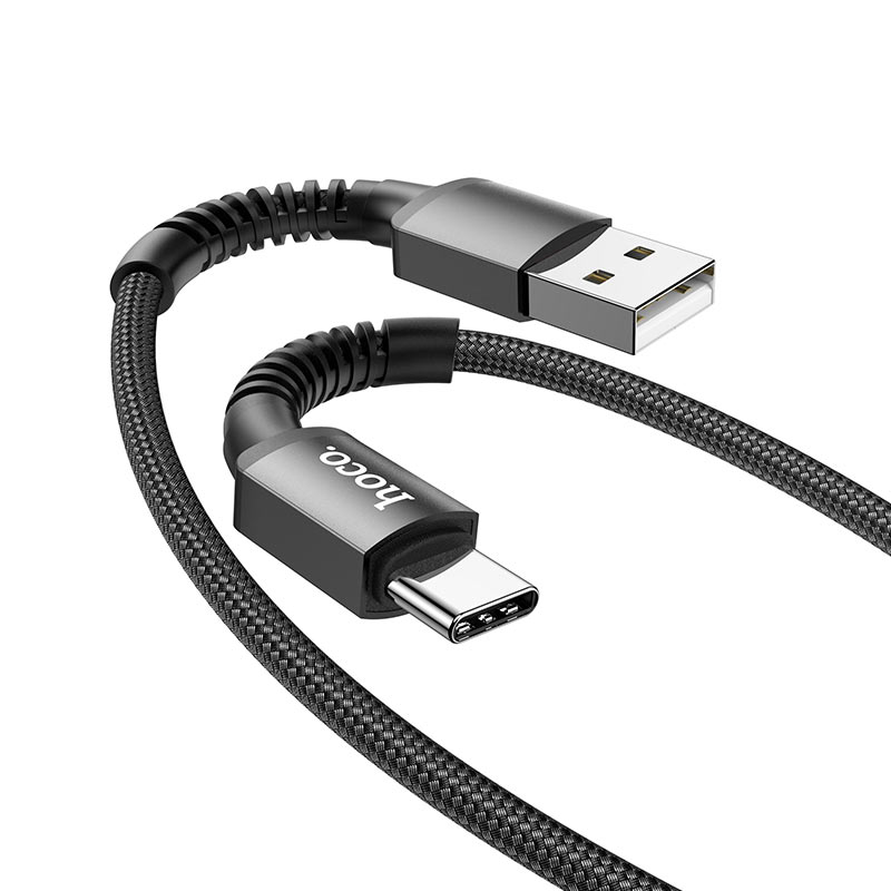 

Кабель USB-USB Type-C, 3A, 1м, черный HOCO X71 Especial (6931474758996)