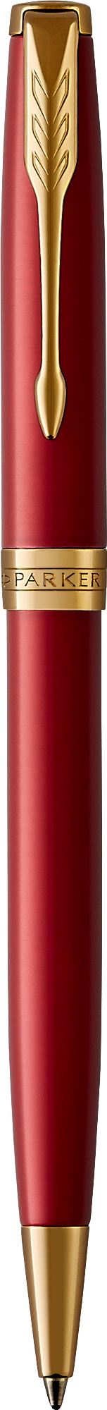 

Ручка шариковая автомат Parker Sonnet Lacquer Intense Red GT, черный, лак, латунь, нержавеющая сталь, позолота, подарочная упаковка (CW1931476), Lacquer Intense Red GT