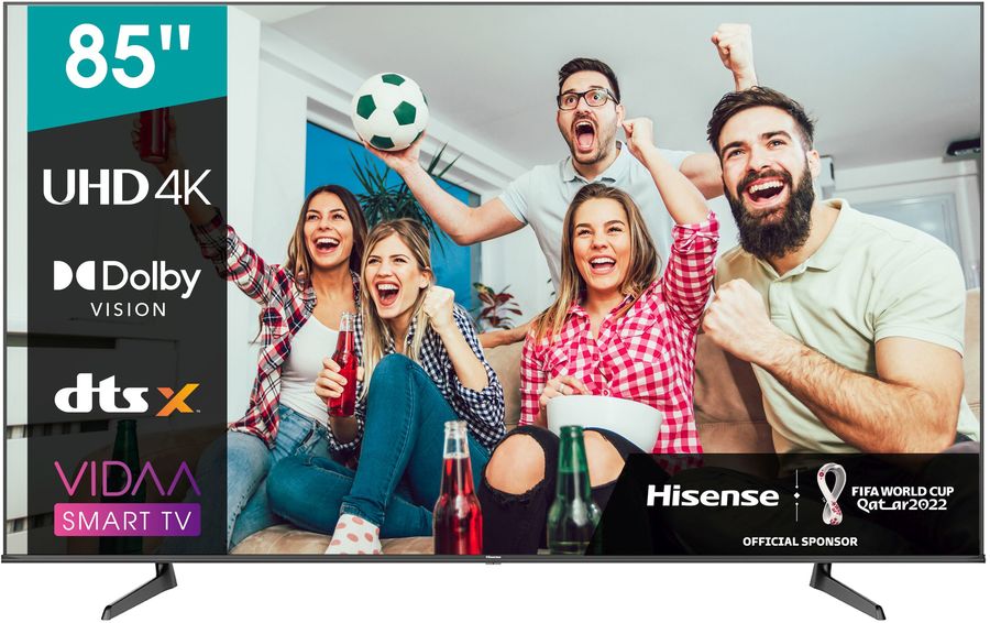 

Телевизор 85" Hisense 85A6BG CH, 3840x2160, DVB-T /T2 /C, HDMIx2, USBx2, WiFi, Smart TV, черный (85A6BG CH), 85A6BG CH
